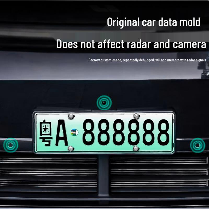 Ideal i8/i6/L6789 Green License Plate Frame Holder for New Energy Vehicles