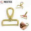 2Pcs 15-40mm Detachable Solid Brass Snap Hook Metal Swivel Lobster Buckle Backpack Carabiner Clips Clasp Dog Collar Bag Buckles