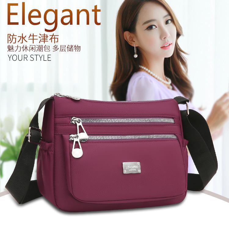 Damen Umhängetasche Lässige Pendeltasche Leichte Nylontasche Große Kapazität Damen Schultertasche