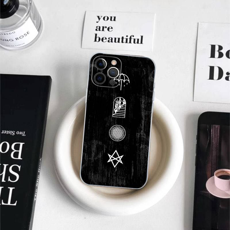 Rock Band B-Bring M-Me The H-Horizon For IPhone 11 12 13 14 15 16 17 Pro Max Plus Air Transparent Clear Shockproof Case