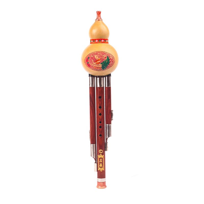 Minsine Professional Three-Tone Hulusi Flute
