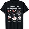 6 saker jag gör på fritiden - Basebollspelare T-shirt