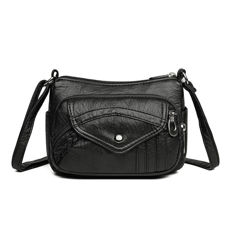 Fashionable Women's Shoulder Bag PU Leather Small Square Bag Retro Crossbody Bag Suitable for Daily Use Shopping Commuting