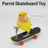 Vogel Papagei Spielzeug Skateboards Kunststoff Reptilien Unterhaltung Trainingswerkzeug Acc Vogelzubehör Rollschuhe