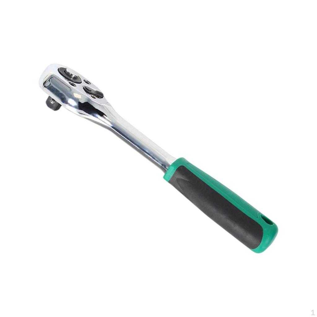 Ratchet Wrench with Sockets 3/8Inch Cushioned Tool for Mechanics, Cyclists, Workshop,