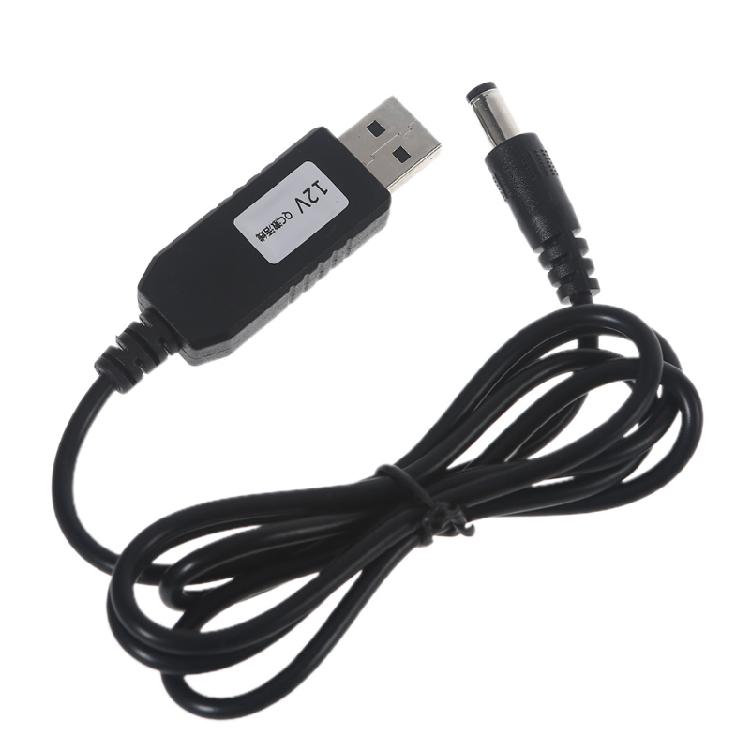 

QC3.0 USB to 9V12V 1.5A 5.5x2.1mm Step Up Line Converter Cable Lightweight 1