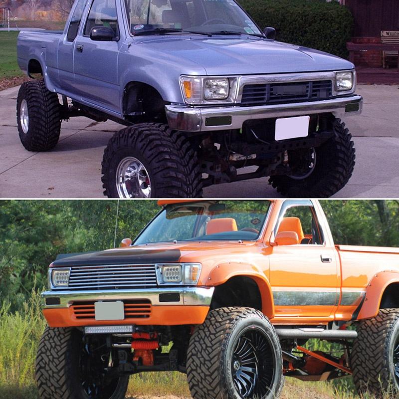 Turn Signal Light Bumper Bar For Toyota Pickup 84-89 & 4Runner 1984-1988 - Left/Right Pair
