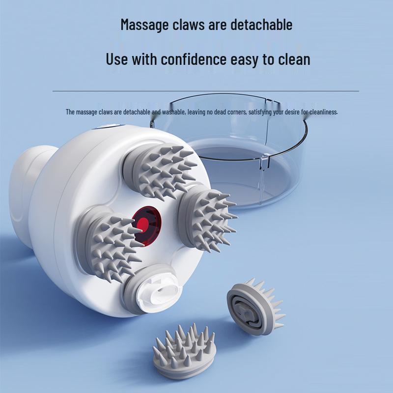 Multi-Gear Automatic Neck & Scalp Massager - Relaxing Head-Mounted Device