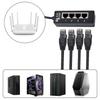 1 to 4 RJ45 Network Expansion Adapter LAN Ethernet Male to Female Networking Splitter