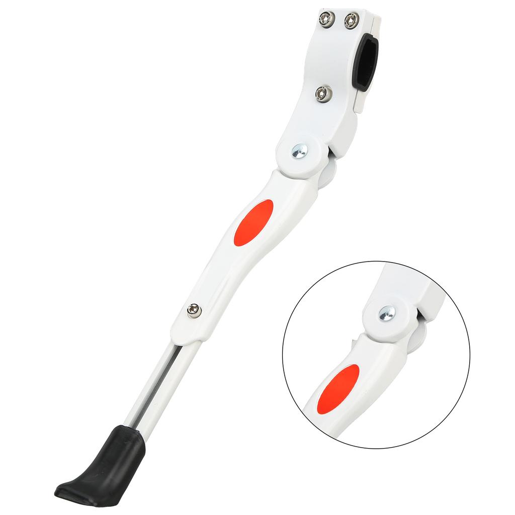 Bike Kickstand Aluminium Alloy   Wear Resisting Plastic Mat Inside Enhanced Stability   Kickstand