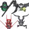 NOVÉ Anime Ninja Zlý Moro Mini Akční Figurka Stavební Kostky Pan. E Kostlivý Čaroděj Panenky Kostky Model Děti MOC Hračky Dárky