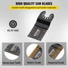 100PCS Oscillating Saw Blades, Quick Release Multitool Blades Kit, HCS Tool Blades for Wood Plastic, Compatible with Dewalt Dremel Fein Worx Bosch