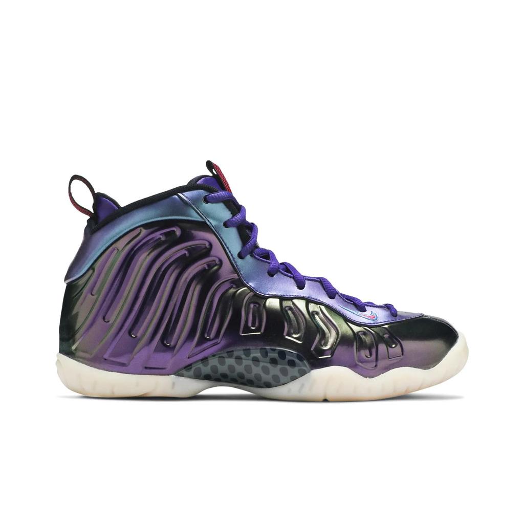 Nike Little Posite One Grade School 'Iridescent Purple' (Unisex) Rush Pink / Rush Pink Kids' Basketball Shoes 644791 602