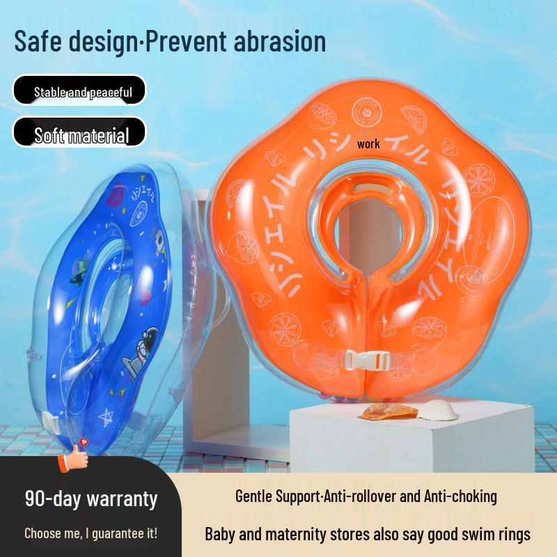 

Newborn & Toddler Neck Float - Baby Swim Ring for 0-6 Months, Safe Home Use