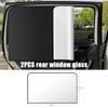 4 pieces of car side window sunshades, summer sunshades, UV reflective magnetic car privacy curtains