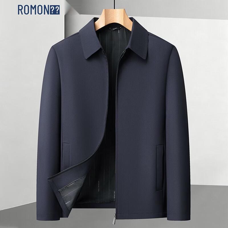 ROMON Men's Business Casual Zipper Jacket