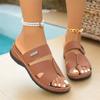 Women's Fashionable Casual Plus-Size Slide Sandals