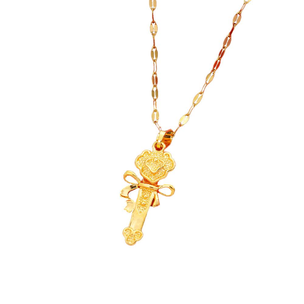 Necklace, Small Ingot, Safe Lock, Pendant Lock Accessories Accessories