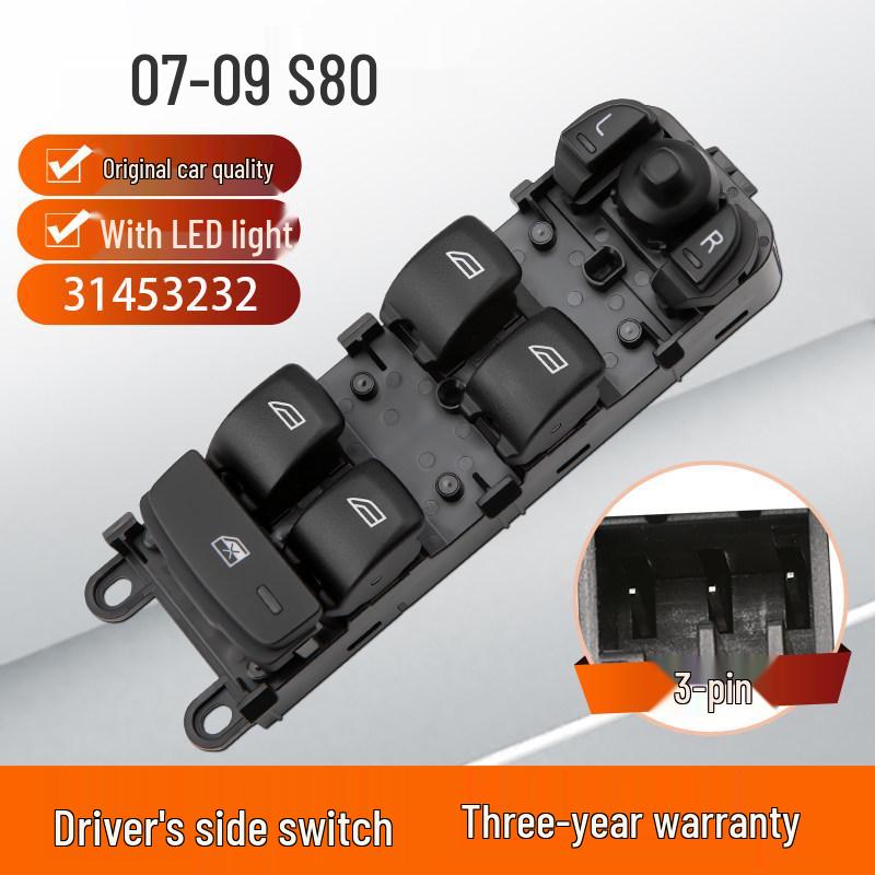 Compatible Power Window Switch for Volvo XC60, V60, S60, XC40, XC80, XC90
