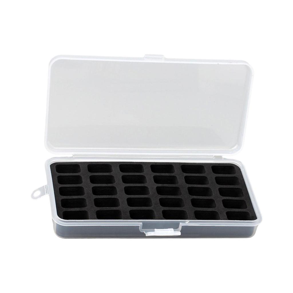 30 Grids Bobbin Box Bobbin Holder Bobbin Organizer, Protective Household for Sewing Machine Bobbins Spools Box Bobbin Case