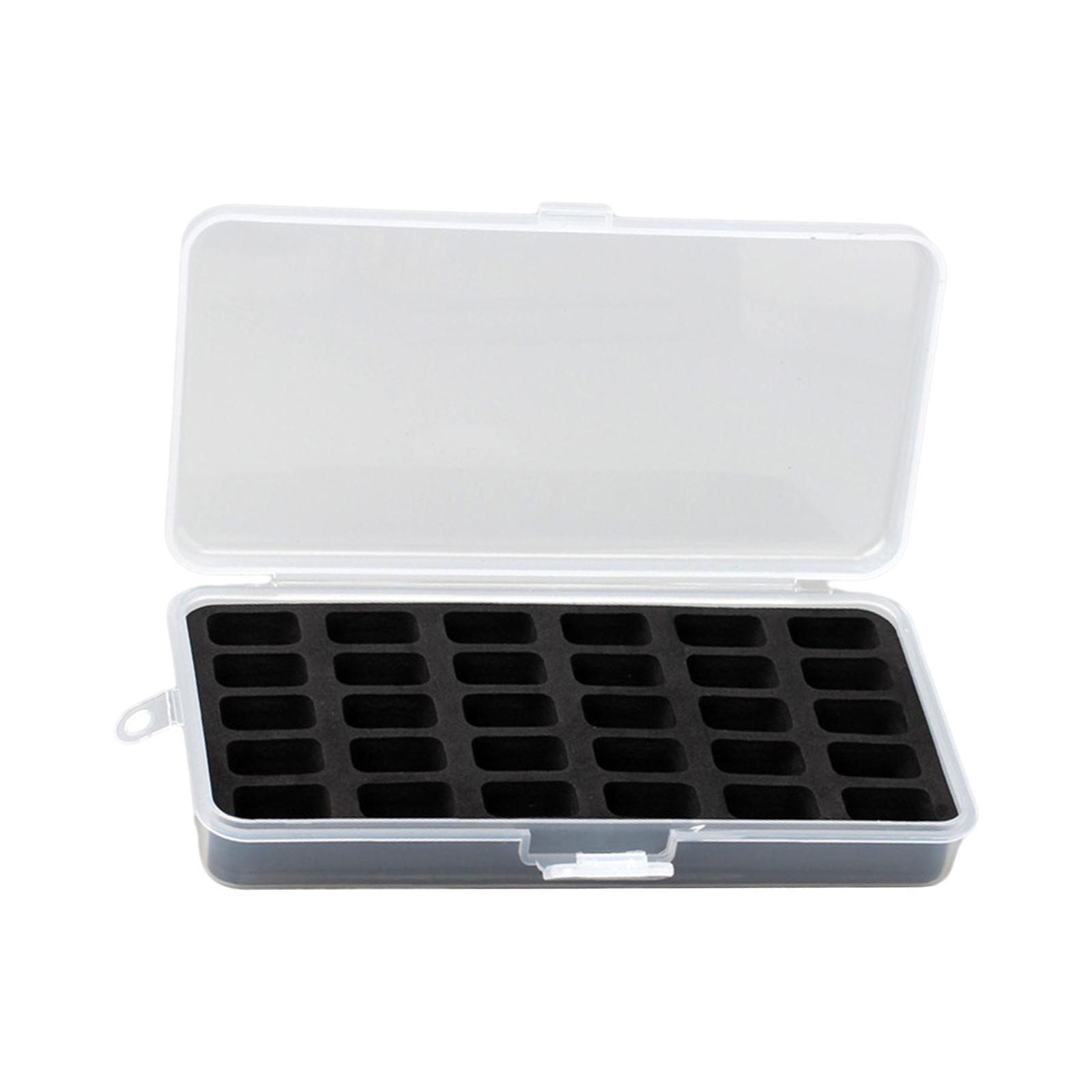 

30 Grids Bobbin Box Bobbin Holder Bobbin Organizer, Protective Household for Sewing Machine Bobbins Spools Box Bobbin Case чёрный