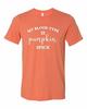Blood Type Pumpkin Spice Adult Unisex Short Sleeve Tee Shirt Heather Orange