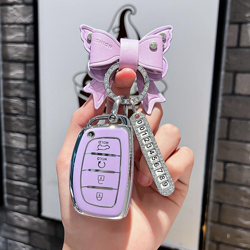 Car Remote Key Case Cover Protect Shell Fob For Hyundai Creta Ix35 Ix45 I10 I30 I40 Tucson Santa Fe Rena Sonata Elantra Azera