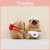 Capybara Plush Cook Pendant Toy Keychain Stuffed Doll Bag Decoration Kids Gift