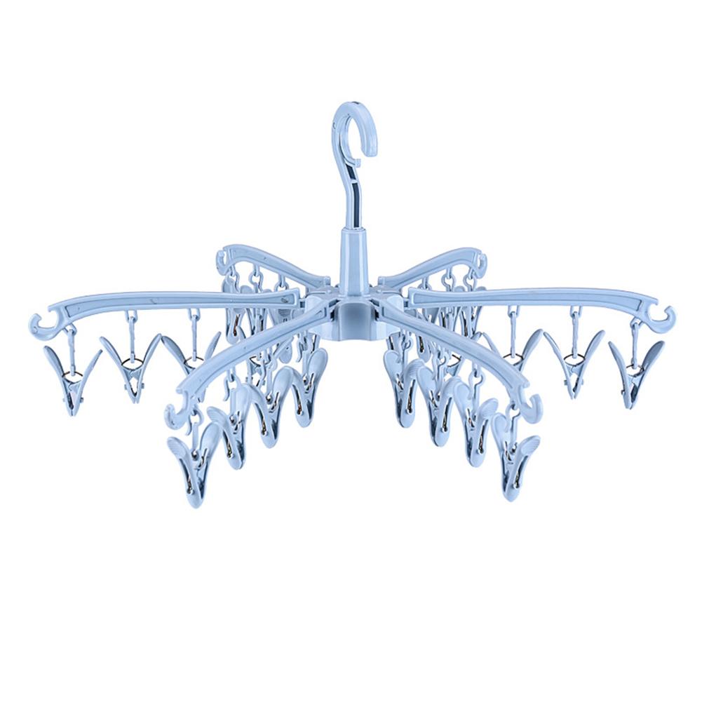 

Портативная ветрозащитная детская вешалка для носков с несколькими зажимами, складная вешалка для одежды, складное хранилище, пластиковая вешалка для сушки носков