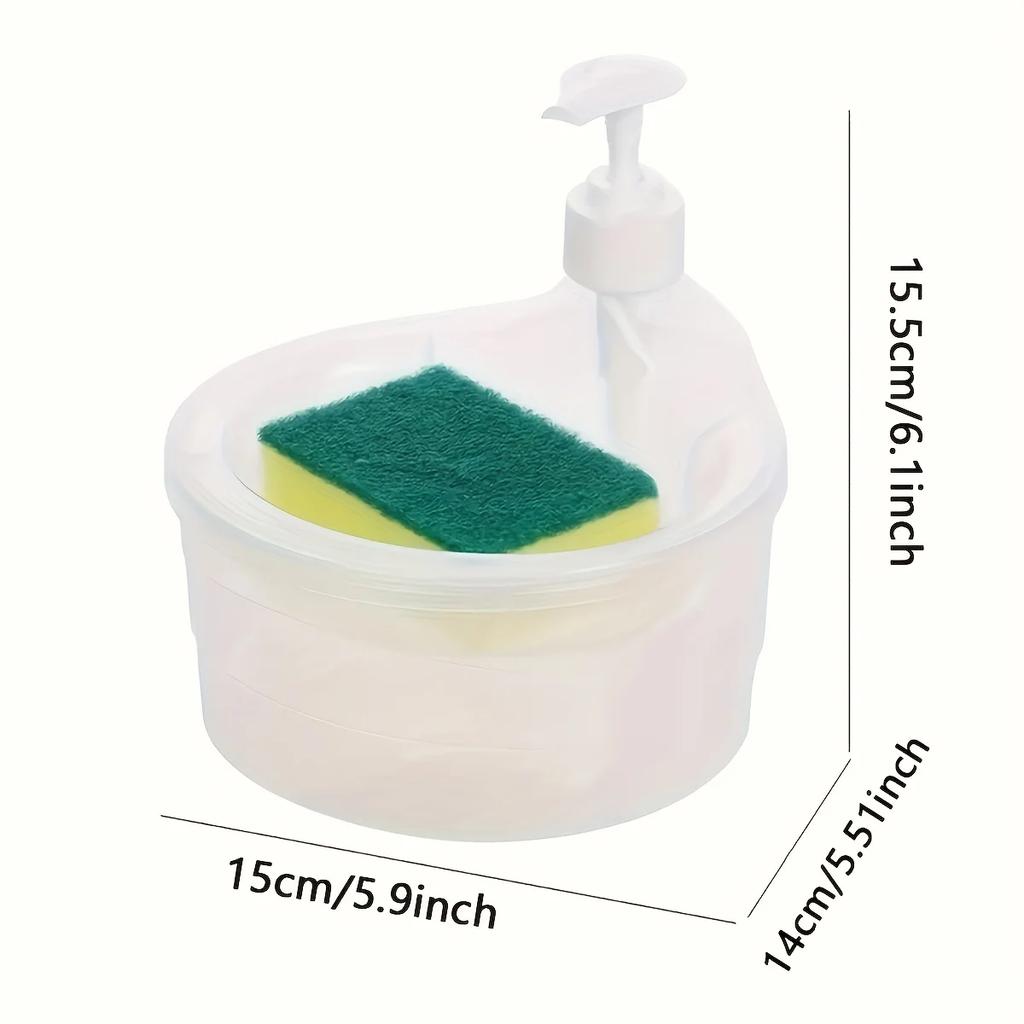 1pc Hand Soap Dispense Automatic Detergent Dispenser Dish Soap Dispenser Pump Dispenser Countertop Organizer for Kitchen Sink