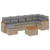 VidaXL Salon de Jardin avec Coussins 8 pcs, Canapés de Terrasse, Ensemble de Meubles de Patio, Mobilier d'Extérieur, Mélange 3226199