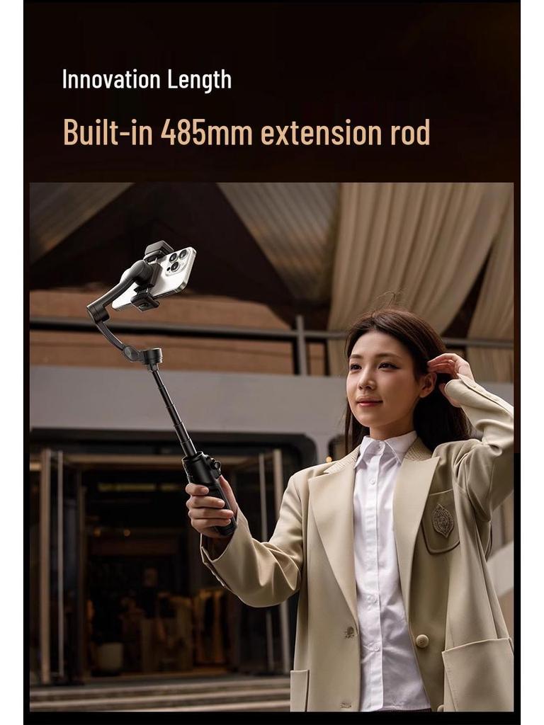 Rtako2025 AI Tracking 360° Gimbal Stabilizer & Anti-Shake Selfie Stick