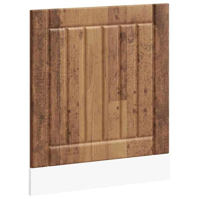 VidaXL Dishwasher Panel Lucca Old Wood Engineered Wood 853905