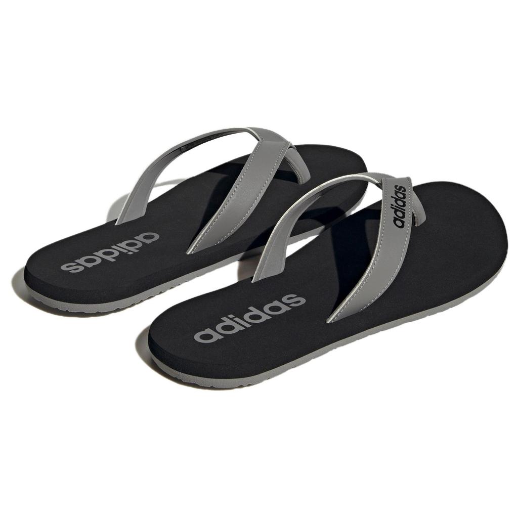 New Adidas Eezay Flip Flops 'Black Grey' HP2927