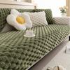 Thicken Plush Sofa Cushion Flannel Soft Anti-Slip Sofa Covers for Living Room Universal Couch Towel Furniture Protection Home