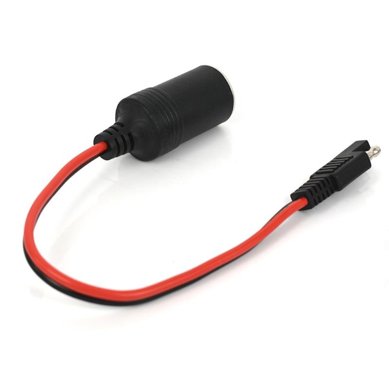 Cigarette Lighter SAE Battery Charger Cable,12V Cigarette Lighter Plug To SAE Quick Release Adapter Charging Cable
