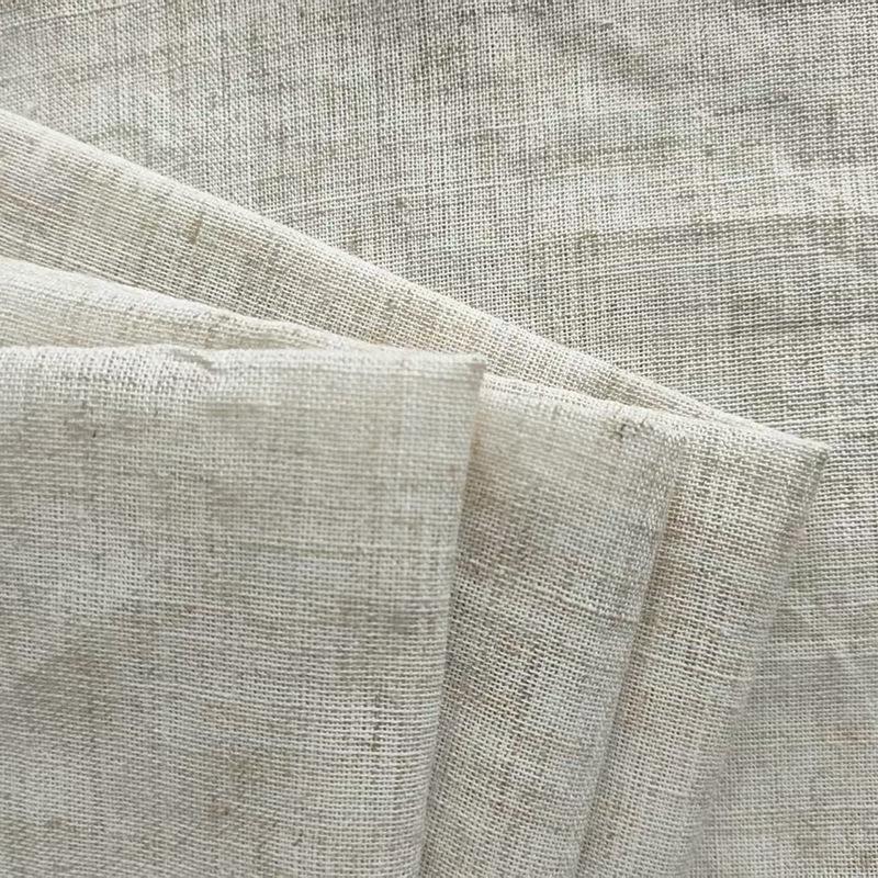 Plain Dyed Linen-Polyester Fabric for Sofa & Cushion Covers