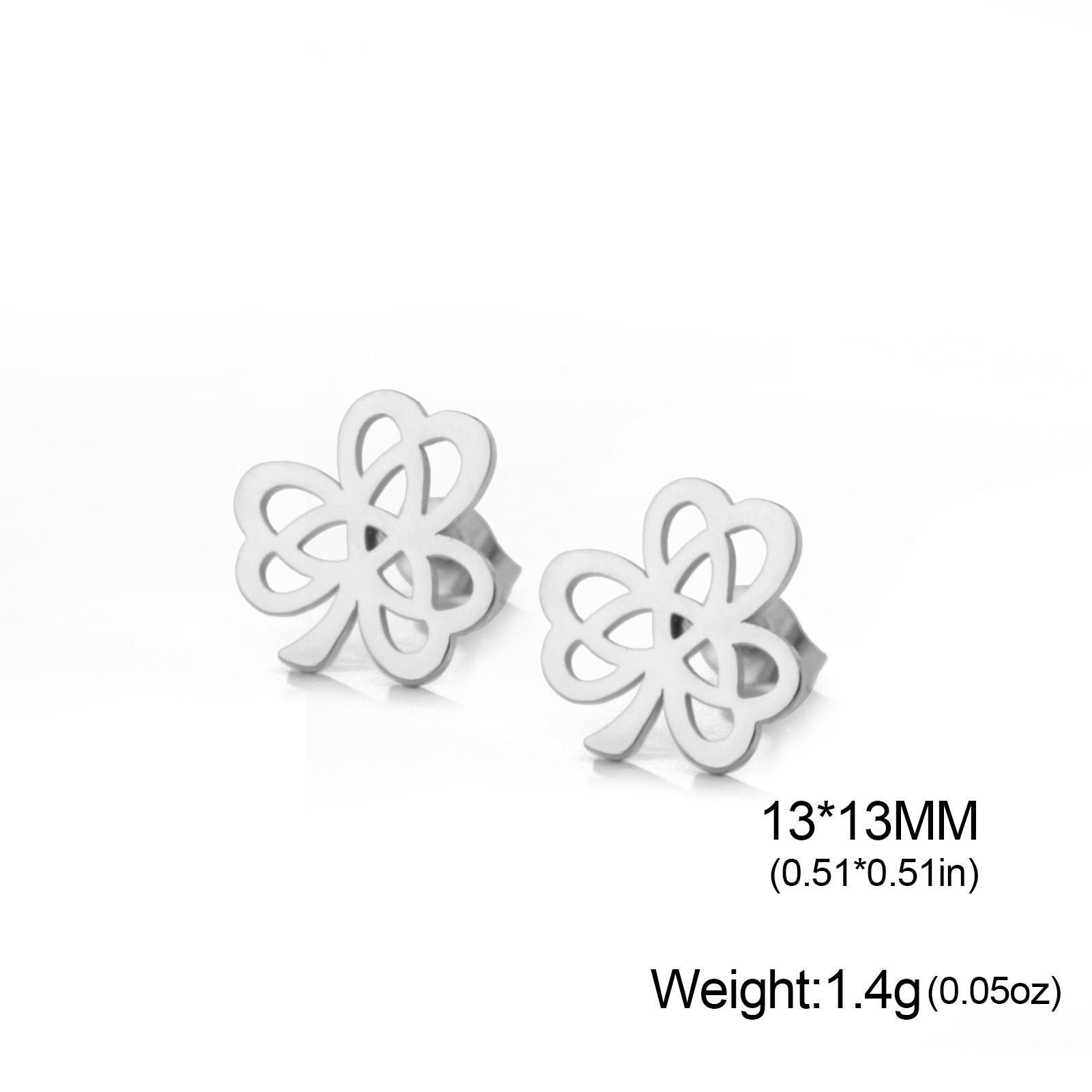 Lucktune Gold Color Shamrock Women s Earrings Fashion Triangle Tree of Life Irish Good Luck Jewelry Trinity Knot Gift For Women