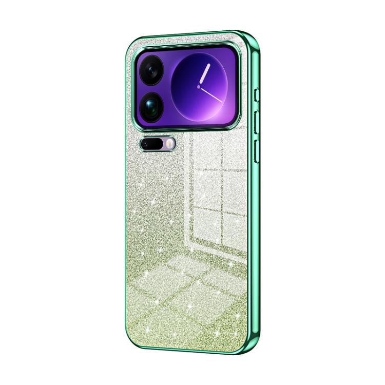 Gradient Glitter Powder Electroplated Phone Case