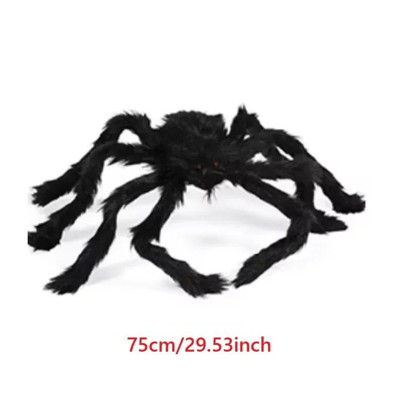 30/50/75/90/125/150/200cm Halloween black lifelike Okumo decoration haunted house props indoor and outdoor giant decoration.
