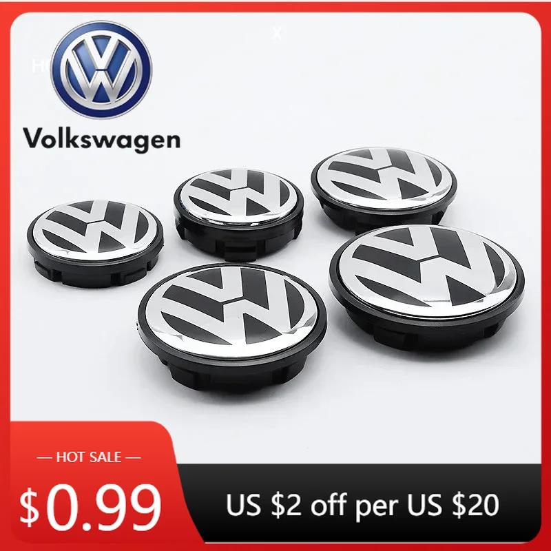 For VOLKSWAGEN VW 56MM/65MM/66MM Original Car Wheel Center Hub Caps Covers For Volkswagen VW R GTI Emblem Auto Badge Hubcaps Dec