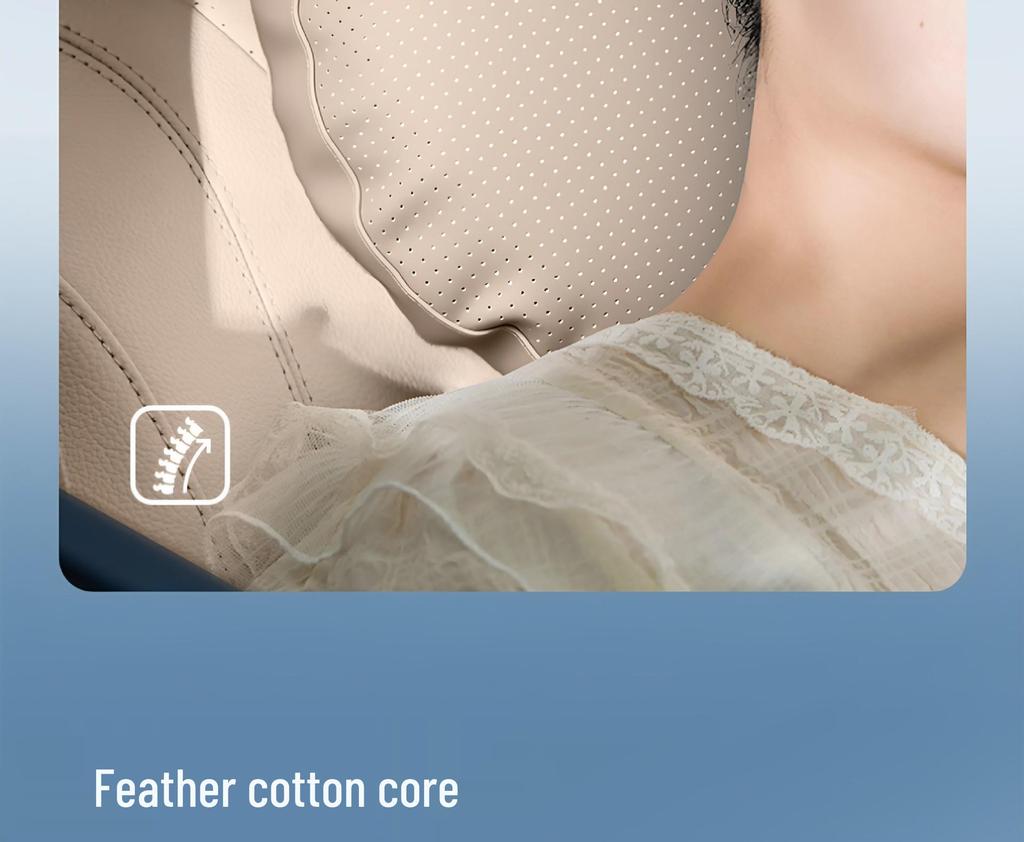 Zeekr 8X Car Interior Mod Kit: Headrest, Lumbar & Neck Pillows for Support & Protection