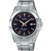 Men Analog Quartz Watch Stainless Steel Band MTP-1308D-1A2V