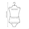 Skládací bikiny -Věšák -dessous -Organizér Plavky Oděvní tyč pro butikový výstavní stojan