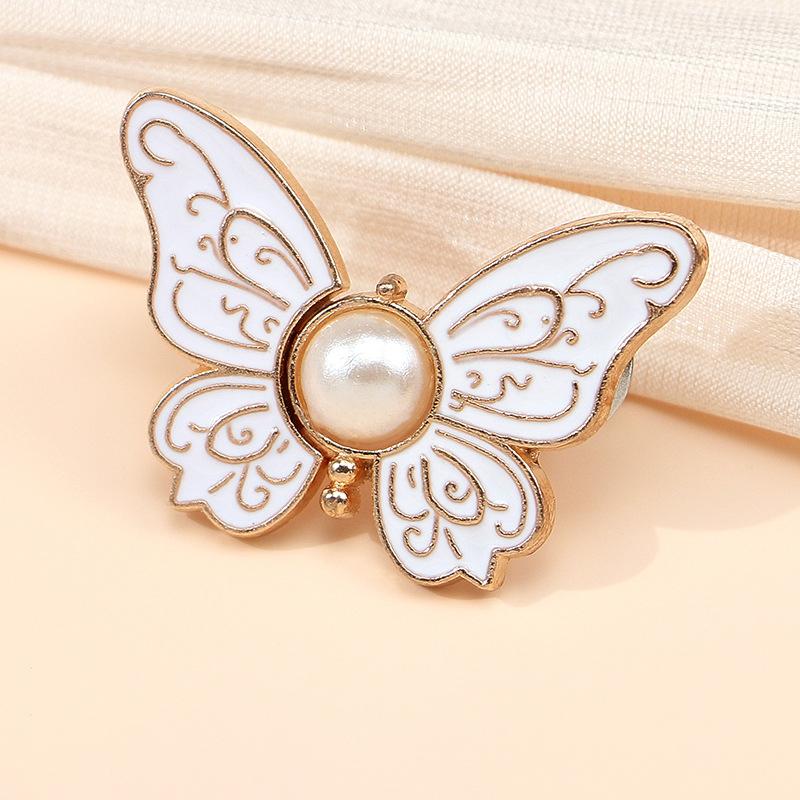 

Adjustable Waist Clip Collar Slimming Brooch Butterfly Pins Women S Clothing Accessories one size белый