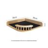 In-Stock Wall-Mounted Cat Tree with Hammock, Jumping Platform, Ladder, & Scratching Board