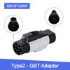 NTO Type2 to GBT Adapter 7.2kW/22kW Compatible with Type 2 Charger for Electric Cars with Chinese GB/T Charging Socket
