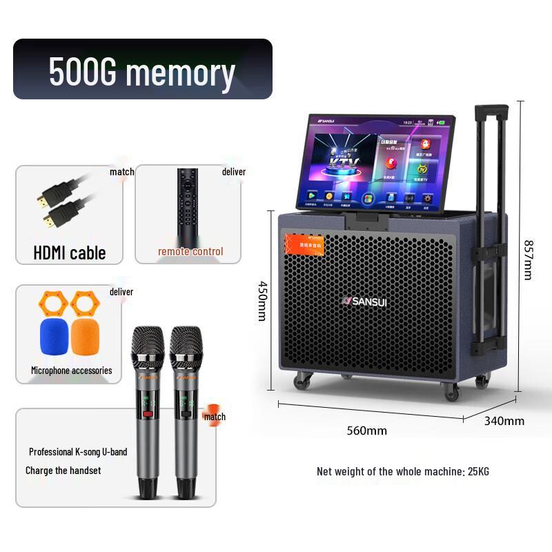 Shanshui PE182 Portable KTV Karaoke System