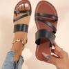 fashion 2024Summer Flat Heel Slippers for Women Casual Plus Size Slippers Woman Shoes Indoor Outdoor Beach Vacation Leisure Woman Slides