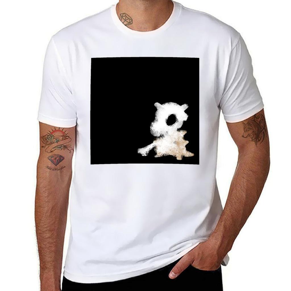 Lonely Cubone Tshirt Short Sleeve Tee Graphics Blacks Mens T Shirts Pack